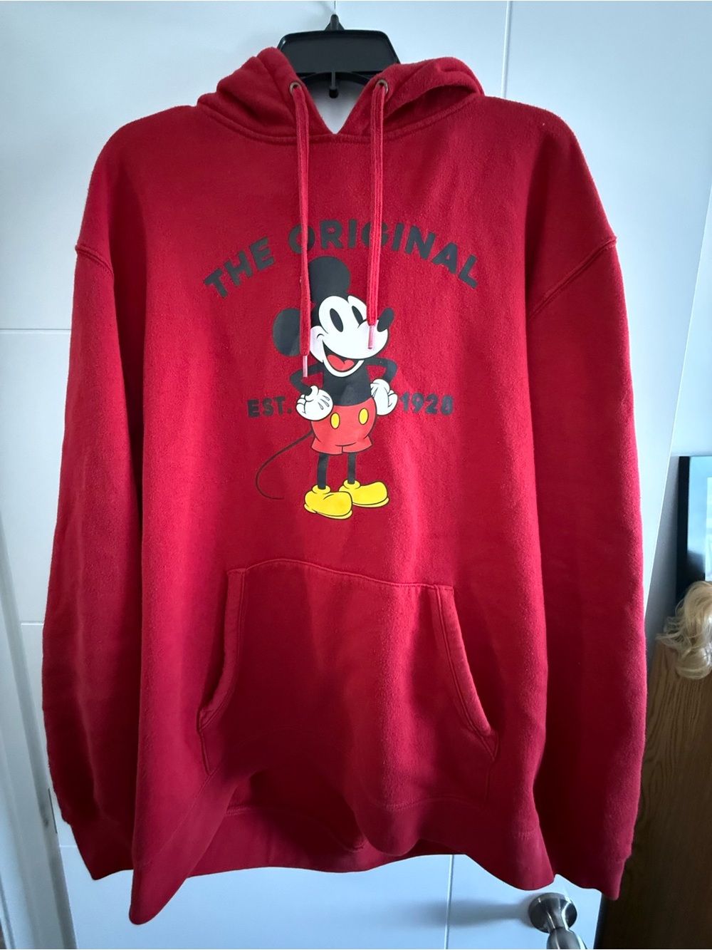 Vans Red Mickey Mouse Graphic Hoodie